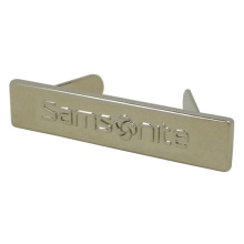 Metal Zinc Alloy Handbag Rectangle Logo Tag